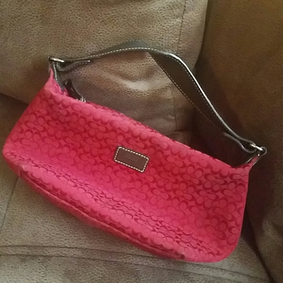Coach Handbags - Coach signature mini bag